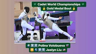 Riyadh World Championships 2024 CWF - GOLD - Polina Volobueva RUS v Jaelyn Liu USA