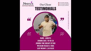 Meet Our Client Amruth , who joined the Neeru's Dance & Fitness Studio Plan