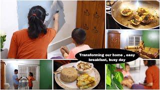 Whole house painting: quick and easy breakfast ideas for busy days #kannadavlogs