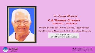 Funeral Service | C.A.Thomas Chavara | Oyar Visuals