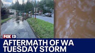 Aftermath of heavy rain, strong winds in WA | FOX 13 Seattle