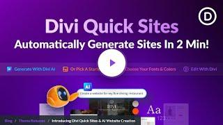 A quick look at Divi Ai and my own views.