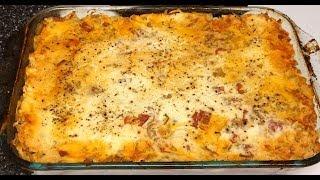 New Recipe! Weight Watcher Friendly Cabbage Casserole 4 points per HUGE slice!