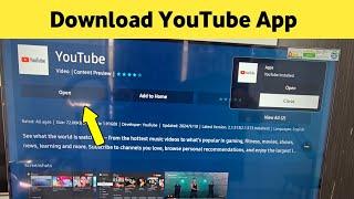 How to Download Youtube | Samsung tv me Youtube kaise download karen