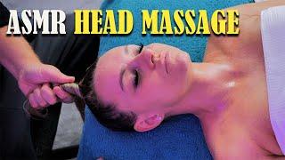 ASMR HEAD MASSAGE To Calm The Cranial Nerve & Heart [No Talking][No Music]