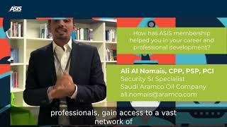 Ali Al Nomais, CPP, PSP, PCI | #MyASIS