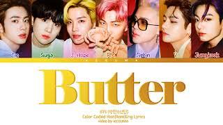 BTS (방탄소년단) - Butter (Color Coded Lyrics)