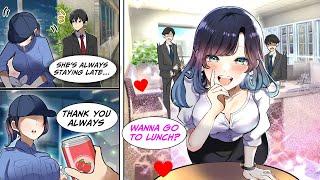 [Manga Dub] I showed my appreciation to the female janitor and the next day, the CEO asked me out!?