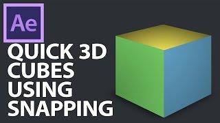 After Effects Tutorial: Create a 3D Cube Using Snapping
