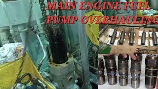 Main Engine Fuel Pump Overhauling