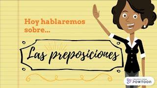 Las Preposiciones | CASTELLANO |  Video educativo