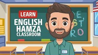 Learn English Hamza Classroom Live Broadcast