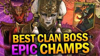 These Epics DESTROY DEMON LORD! - BEST Clan Boss Champs - Raid: Shadow Legends Guide
