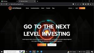Hyip Max V10 Latest Script With Admin Panel || Investment Website Script
