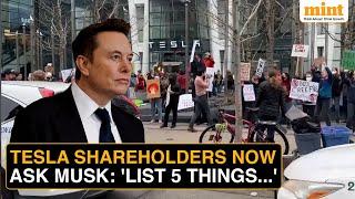 DOGE Email Row: Tesla Shareholders Turn Tables On Musk Amid Charges That He's IGNORING EV Firm