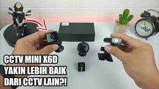 Review CCTV Mini Tanpa Kabel Tanpa Wifi Sistem Magnet dan Sound Detection - CCTV Mini X6D 1080P FHD