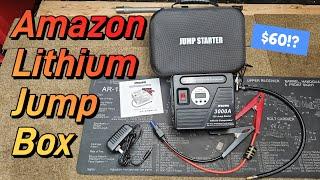 Amazon lithium Jump Starter / tire inflator Review