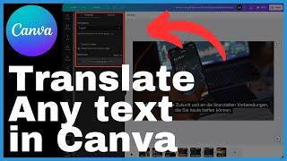 How To Use Translator In Canva