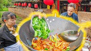 Village Life in China - INSANE Twice Cooked Pork  (Will AUNTY Approve???)