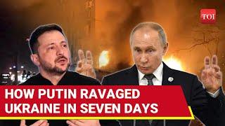 Russia Drops '1200 Bombs On Ukraine'; Zelensky Cries Foul As Putin Devastates Ukrainian Cities