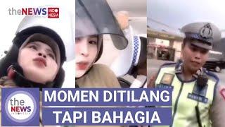 Asyik Video Saat Ditilang Polisi, Malah Salah Tingkah