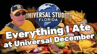 Food! Everything I Ate at Universal Orlando Last Month (December)