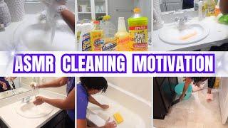 ASMR CLEANING MOTIVATION | SUDS 🫧& SCRUBBING | SATISFYING DEEP CLEANING BATHROOM | CLEAN WITH ME