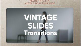 Vintage Slides Transitions Premiere Pro Templates