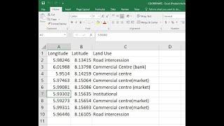 how to create a shapefile from excel in arcgis