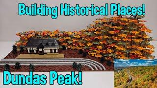 Recreating Historical Places with LEGO® Bricks! | Dundas Peak + Train Station | 4K | #lego