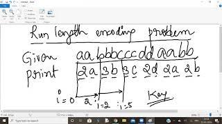 NEC Programming Practice Session - Run-Length Encoding Problem #CodeClass #Coding