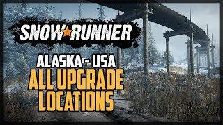 SnowRunner All Upgrade Locations Alaska USA