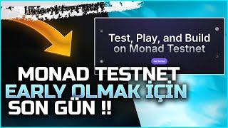 Monad Testnet Early Olmak İçin Son 1 Gün - Bu İşlemleri Kaçırma !