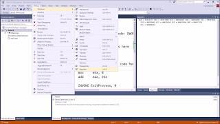 Assembly Tutorial:  Assembling Your First Assembly Program Using Visual Studio 2017