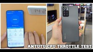 Redmi Note 11 Pro ANTUTU THROTTLE TEST/HEATING TEST  Dimensity 920