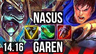 NASUS vs GAREN (TOP) | 48k DMG, 7 solo kills, Godlike | EUW Diamond | 14.16