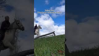 Which jump was best? #comment #horsemanship #crosscountry #equestrian #horseriding #funjump