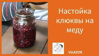 Настойка клюквы на меду  Шедевр