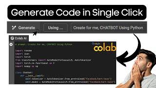 Generate Code in Single Click Using Collab AI