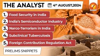 The Analyst 4th August 2024 Current Affairs Today | Vajiram and Ravi Daily Newspaper Analysis