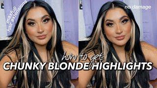 HOW TO SPICE UP YOUR HAIR W/ HAIR EXTENSIONS - Maxfull Blonde Highlight Clip in extensions (review)