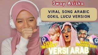 FIRST TIME REACT PARODY SONG 3WAY ASISKA VIRAL SONG ARABIC VERSION