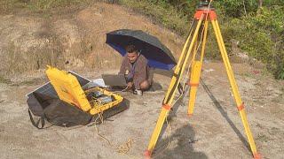 How to setup&use Trimble receiver ? Within 5 minutes#Base#Rover#DGPS Survey #Trimblers9receiver