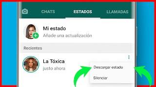 Cómo DESCARGAR LOS ESTADOS DE WHATSAPP ▷ Haz esto