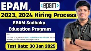 EPAM 2024, 2023 Hiring Process | Technical Test: 30 Jan | EPAM Certification & Job Process