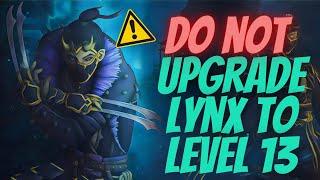 This is what happens if you upgrade lynx to level 13️|| extreme DAMAGE ️ || Shadow Fight Arena