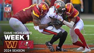 Washington Commanders vs. Tampa Bay Buccaneers Game Highlights | NFL 2024 Season