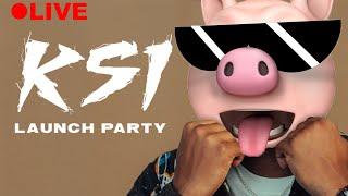 ROBLOX KSI LAUNCH PARTY LIVE..