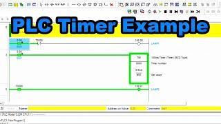 Omron PLC Timer - Programming Examples based on Timers