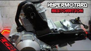 How To Prep & Paint A Motorcycle Engine EP06 | Ducati Hypermotard Restoration